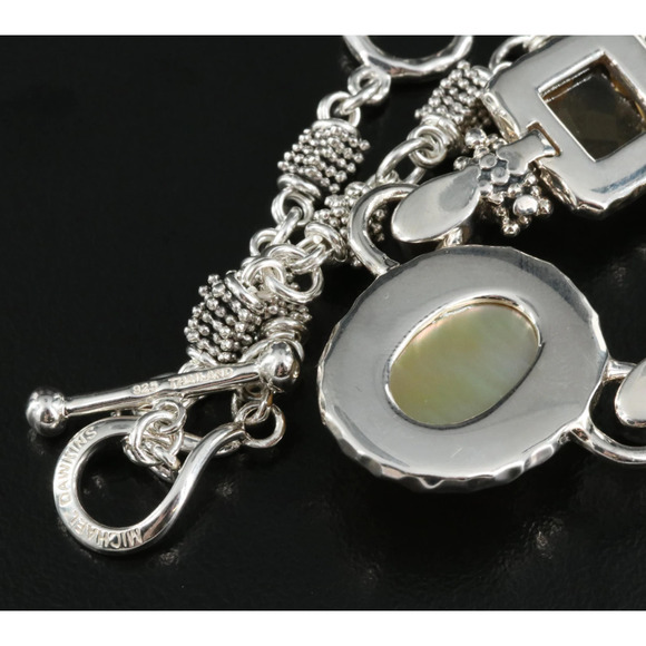 Michael Dawkins Sterling Citrine and Gemstone Necklace - Picture 4 of 4